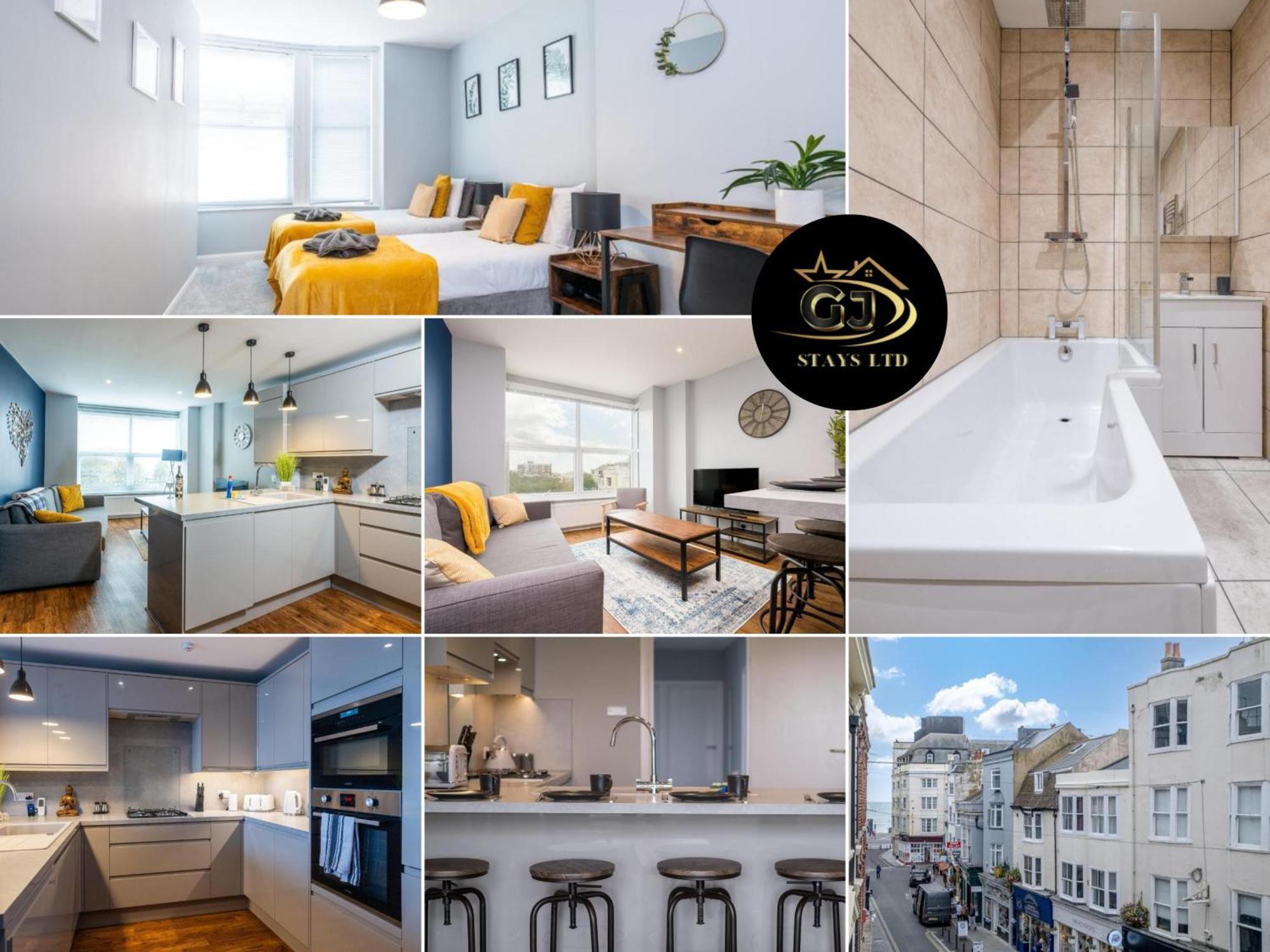 Modern Apartments With Sea Views, Steps From Brighton Beach & The Royal Pavilion Luaran gambar